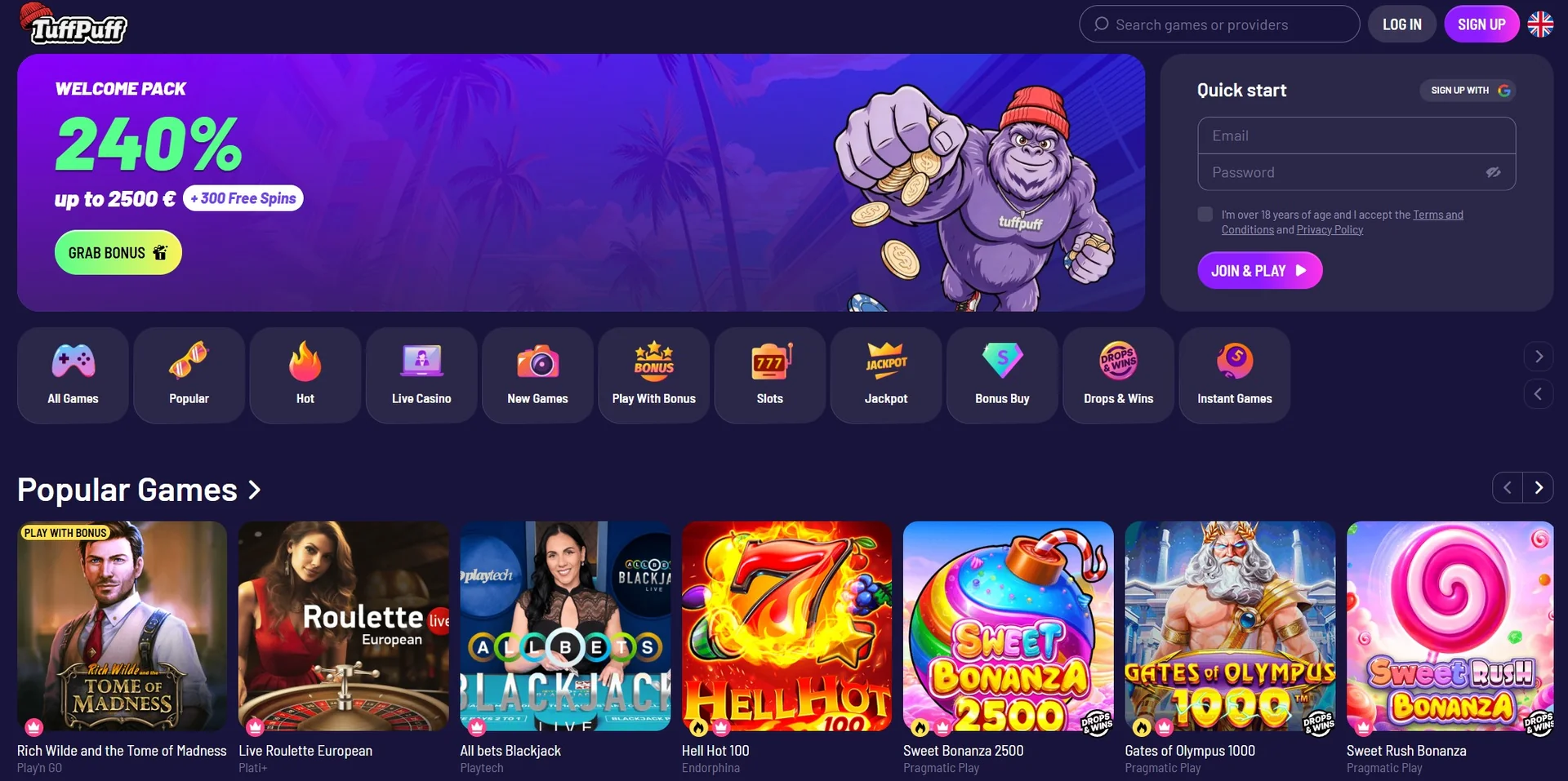 Tuff Puff banner